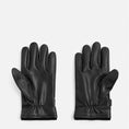 Load image into Gallery viewer, Black Premium Leather lined Leather Gloves Motorcycle Rider Biker Work
